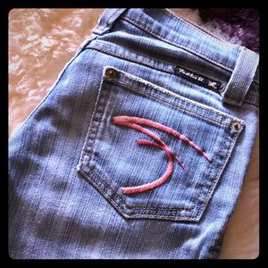 Pink F Pocket - Frankie B Jeans - Size 0